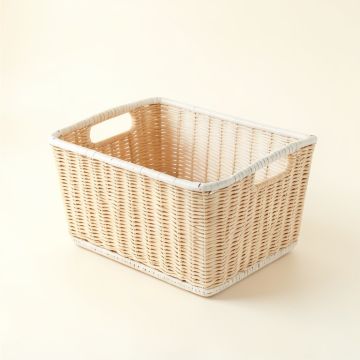 Wren Bridge Empty Storage Basket - White (synthetic illustration; no displayed measurements)