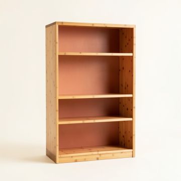 Summit Bluff Freestanding Bookcase - Terracotta (synthetic illustration; no displayed measurements)