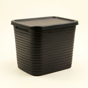 Spruce Bend Laundry Hamper - Black (synthetic illustration; no displayed measurements)