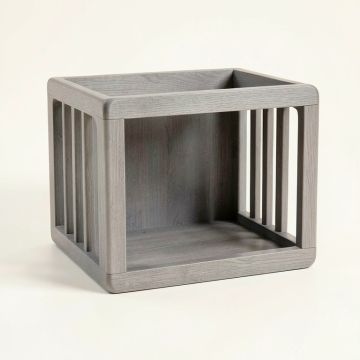 Moss Brook Empty Furniture-Style Pet Crate - Gray (synthetic illustration; no displayed measurements)