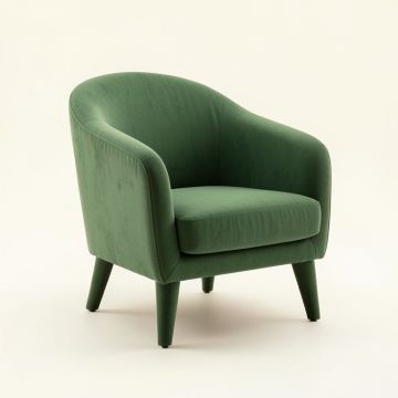 Linden Canyon Upholstered Armchair - Green (synthetic illustration; no displayed measurements)