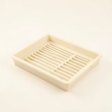 Cedar Bend Empty Under-Desk Cable Tray - Ivory (synthetic illustration; no displayed measurements)
