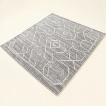 Runner Geometric Gray Area Rug (synthetic illustration; no displayed measurements)