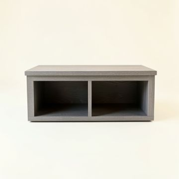 Dawn Brook Shoe Storage Bench - Gray (synthetic illustration; no displayed measurements)