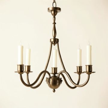 Smith 5 - Light Candle Style Classic / Traditional Chandelier (synthetic illustration; no displayed measurements)