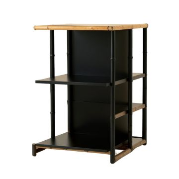 Reed Bend Empty Seed-Starting Shelving Unit Without Lights - Black