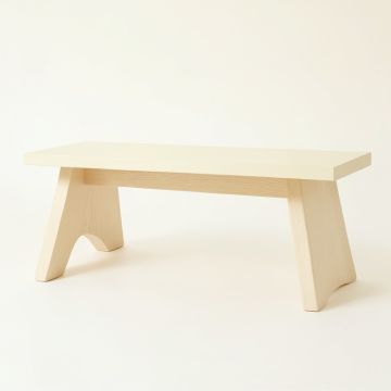Willow Bluff Indoor Bench - Cream (synthetic illustration; no displayed measurements)