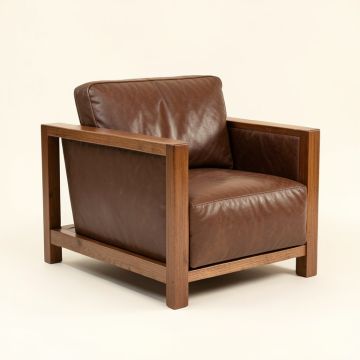 Enok 59.75 '' Faux Leather Square Arm Loveseat (synthetic illustration; no displayed measurements)