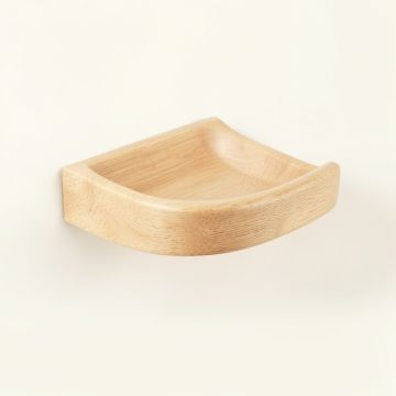 Laurel Edge Wall-Mounted Cat Perch - Beige (synthetic illustration; no displayed measurements)