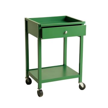 Dune Bluff Empty Rolling Workshop Cart - Green