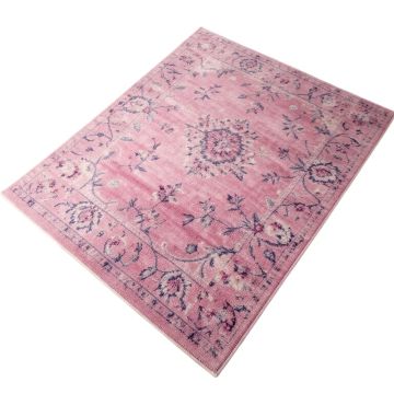 Ombre Ditsy Floral Pink/Purple Area Rug
