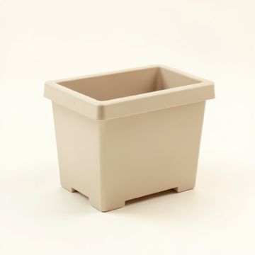 Flint Bend Empty Raised Planter - Beige (synthetic illustration; no displayed measurements)