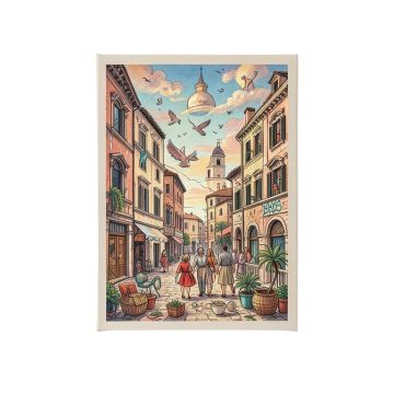 Dolce Vita Rome 3 Street Art Iv By Philippe Hugonnard - Wrapped Canvas Graphic Art Print