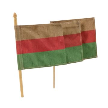 Holidays Home Camper 2-Sided Burlap 18 X 13 In . Flag Set