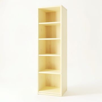 Cove Bridge Narrow Cubby Tower - Ivory (synthetic illustration; no displayed measurements)
