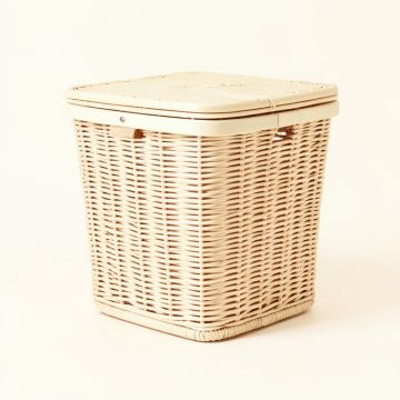 Hill Bridge Laundry Hamper - Cream (synthetic illustration; no displayed measurements)