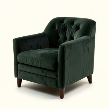 Esmund 20 '' Wide Tufted Velvet Side Chair (synthetic illustration; no displayed measurements)