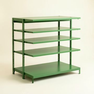 Ash Bridge Desktop Shelving Unit - Green (synthetic illustration; no displayed measurements)