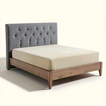 Idlewood Tufted Upholstered Low Profile Standard Bed (synthetic illustration; no displayed measurements)