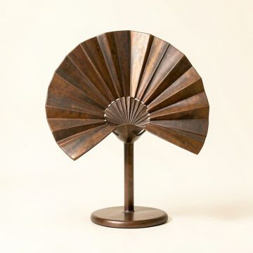 Provincetown Decorative Metal Fan Sculpture (synthetic illustration; no displayed measurements)