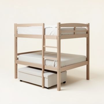 Gandhile Over Bunk Bed With Trundle (synthetic illustration; no displayed measurements)