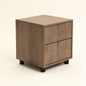 Yumiko 2 Drawer End Table (synthetic illustration; no displayed measurements)