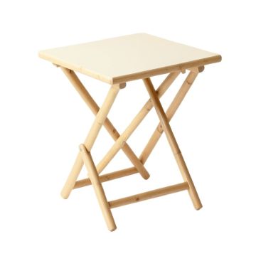 Sage Crest Compact Balcony Table - Cream