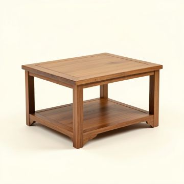 Odia Solid Wood Coffee Table With Storage (synthetic illustration; no displayed measurements)
