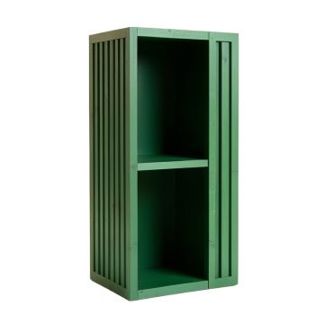 Elm Bend Narrow Cubby Tower - Green