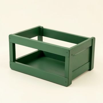 Ash Dale Empty Furniture-Style Pet Crate - Green (synthetic illustration; no displayed measurements)