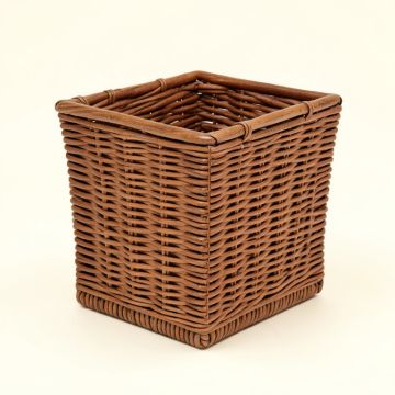 Caila Square Basket Wicker Pot Planter (synthetic illustration; no displayed measurements)