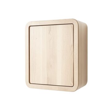 Moss Branch Wall-Mounted Laundry Cabinet - Beige