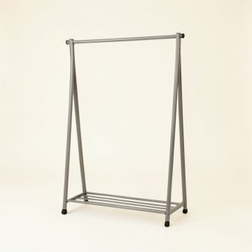 Heath Bend Empty Garment Rack - Gray (synthetic illustration; no displayed measurements)