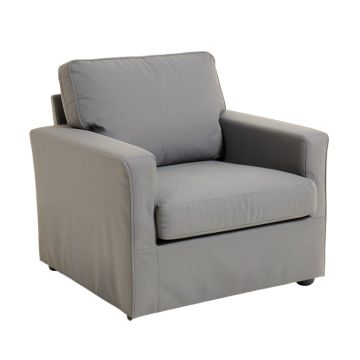 Stretch Block Box Cushion Loveseat Slipcover