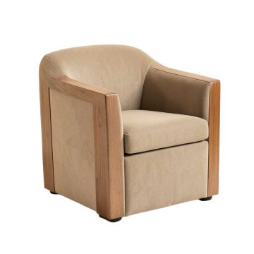 Ellen 30 '' Wide Polyester Barrel Chair
