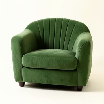 Willow Falls Upholstered Armchair - Green (synthetic illustration; no displayed measurements)
