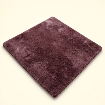 Pilipenko Hand-Tufted Plum Shag Area Rug (synthetic illustration; no displayed measurements)