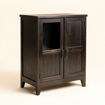 Cabinet - Rustic Black (synthetic illustration; no displayed measurements)