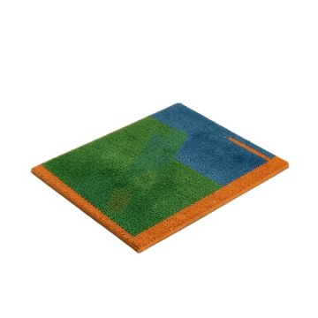 Aloha Hello 30 In . X 18 In . Non-Slip Outdoor Door Mat