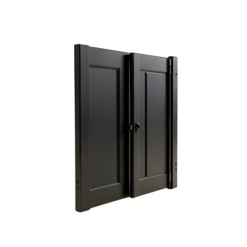 Super Mini Rhombic Shape Sliding Standard Double Barn Door Hardware Kit