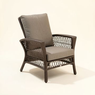 Briarwood Coil Spring High Back Patio Chair (synthetic illustration; no displayed measurements)