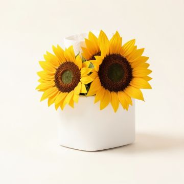 Sunflower Cast Iron Napkin Holder (synthetic illustration; no displayed measurements)