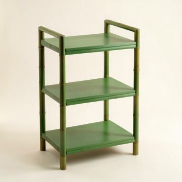 Willow Bluff Empty Countertop Canister Rack - Green (synthetic illustration; no displayed measurements)