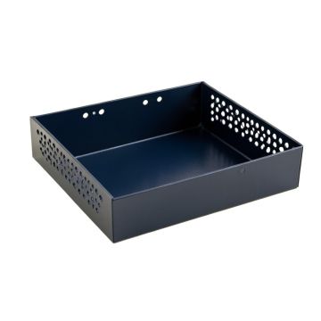 Dune Bend Empty Under-Desk Cable Tray - Navy