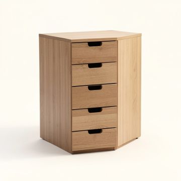 6 - Drawer Storage Cabinet (synthetic illustration; no displayed measurements)