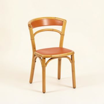 Vale Branch Small Chair - Terracotta (synthetic illustration; no displayed measurements)
