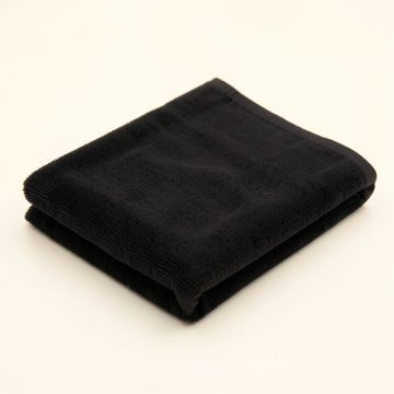 Laurel Bend Bath Towel - Black (synthetic illustration; no displayed measurements)