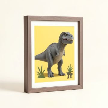 Boxx Dinosaur Species Framed Art (synthetic illustration; no displayed measurements)