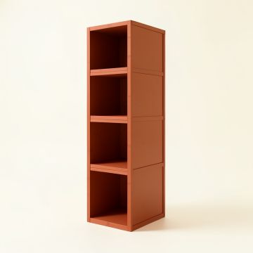 Moss Arc Narrow Cubby Tower (synthetic illustration; no displayed measurements)