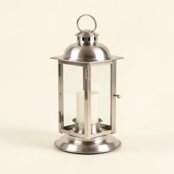 New Port Steel Lantern (synthetic illustration; no displayed measurements)